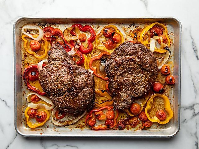 Steak Sheet Pan Supper