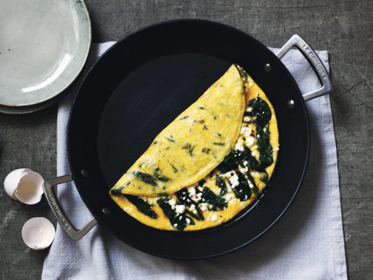 Spinach & Feta Omelette