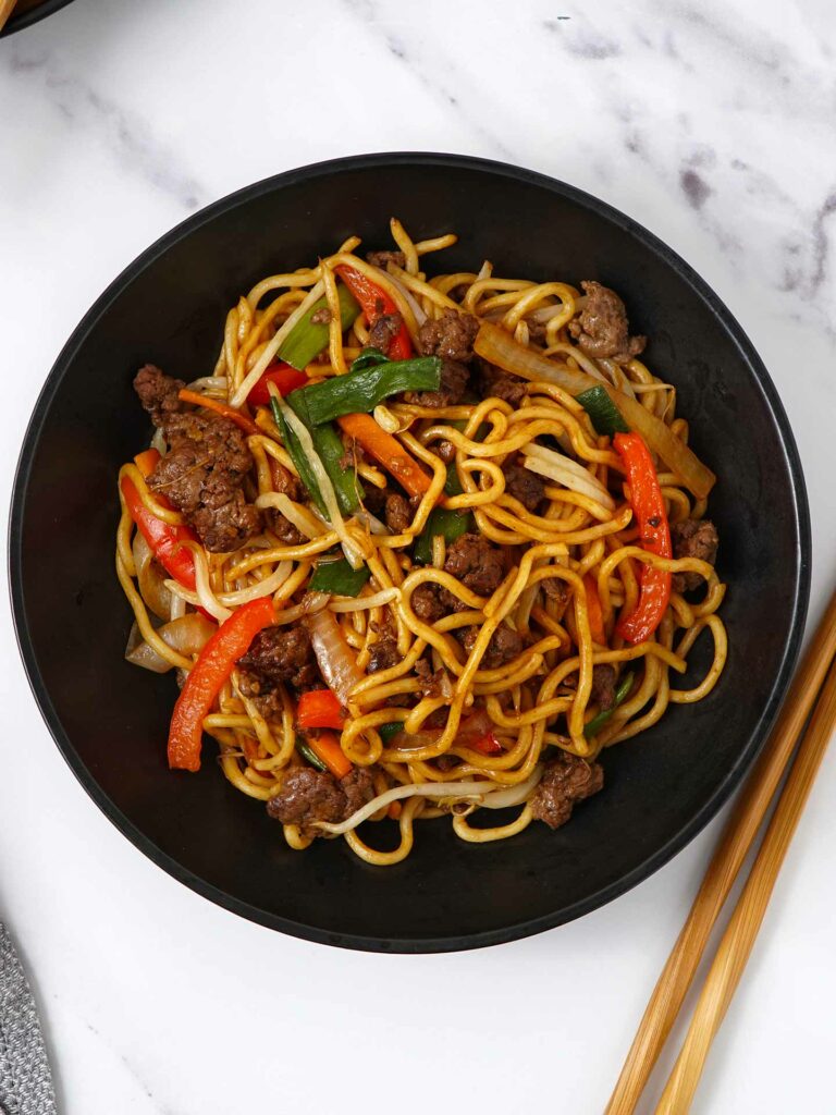 Beef chow mein