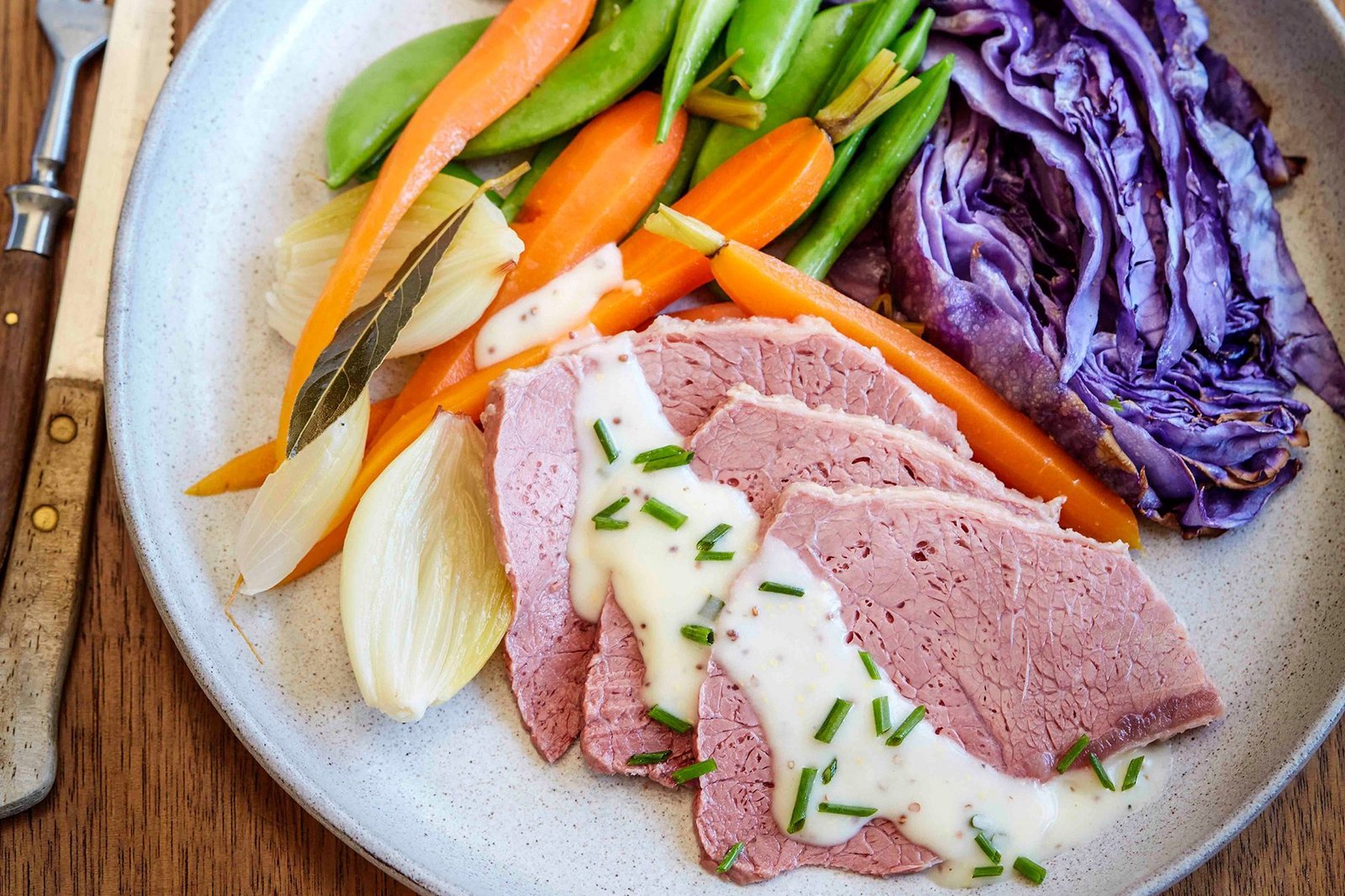 Corned beef and vegetables