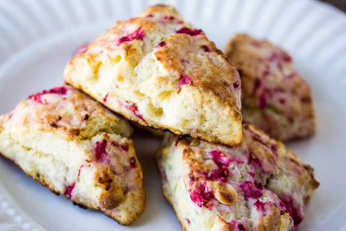 white chocolate and raspberry scones recipe