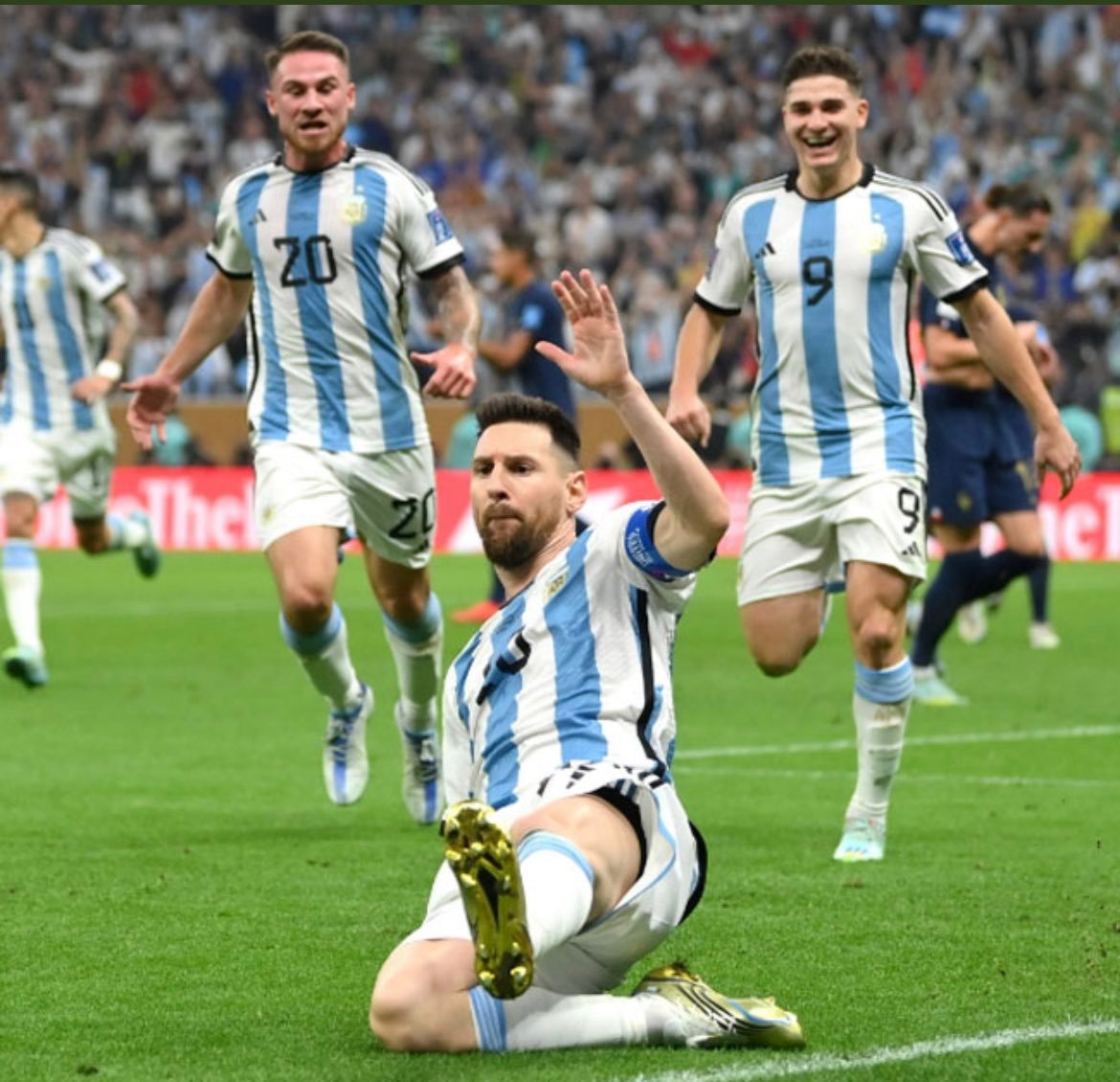Lionel Messi finally achieved his World Cup dream as Argentina beat France on penalties