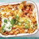 Mexican chicken pasta bake